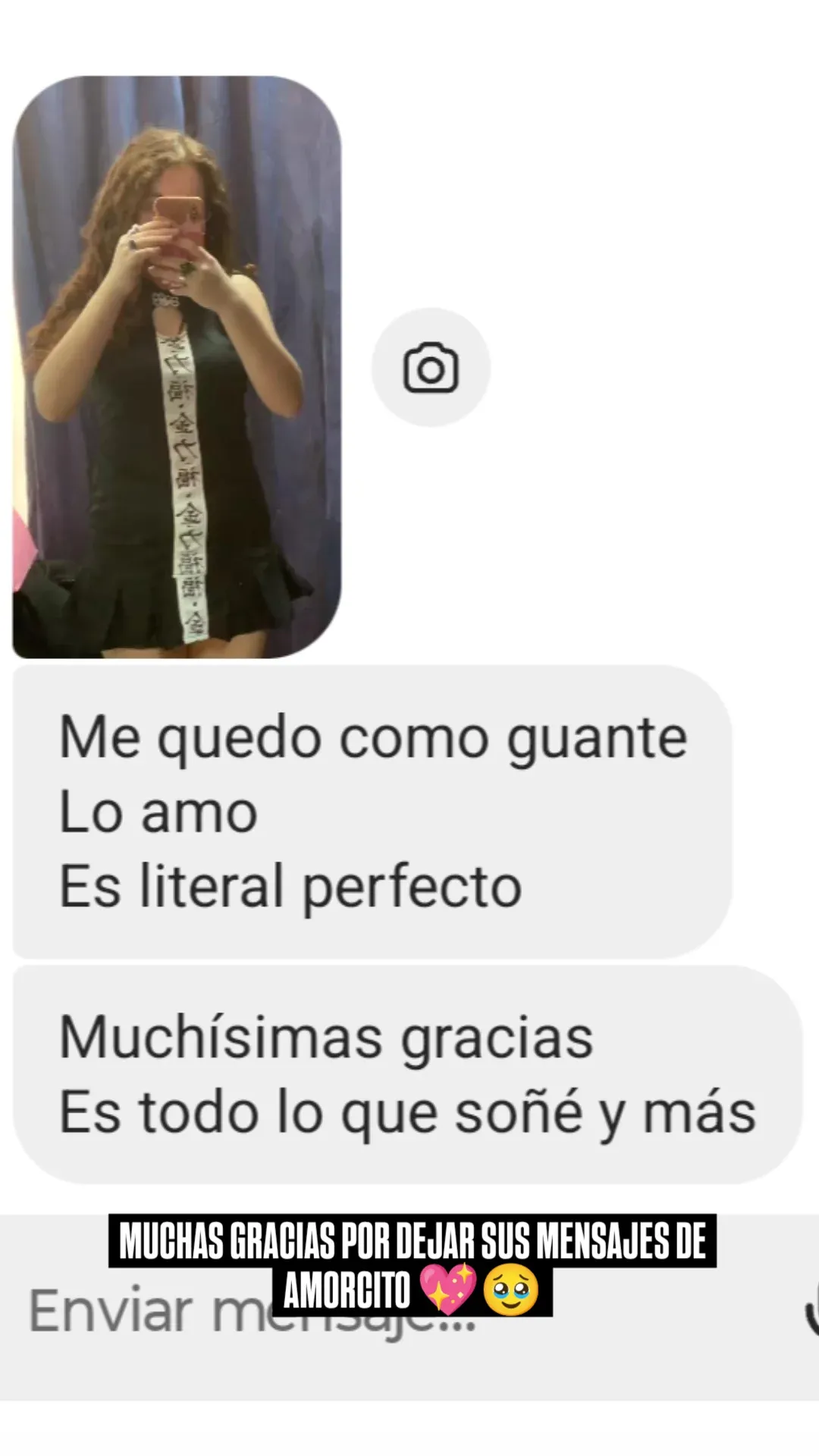 Feedback real de clienta de La Japonesssa por Instagram